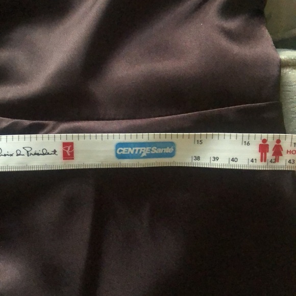 Dress tank/cami with floral vee veckline Frank Lyman in rich brown - Picture 10 of 12